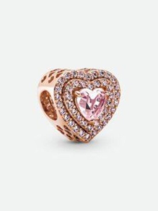 Pandora Jewelry - Pandora Sparkling Levelled Heart Charm